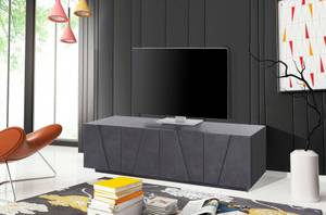 Meuble TV Djungda Gris - Bois manufacturé - 162 x 46 x 44 cm