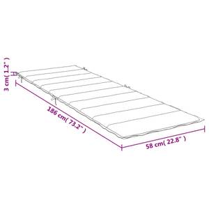 Sonnenliegen-Auflage 3005772-2 Multicolor