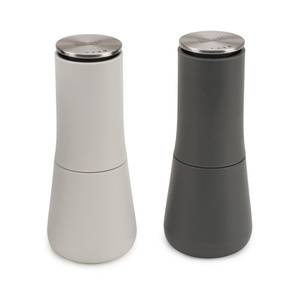 Salt&Pepper Milltop 2er set Grau - Metall - 7 x 17 x 7 cm