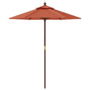 Parasol de jardin 3028551 Brun rouge