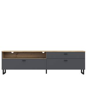 Wohnzimmer Leone 31 (4-teilig) Grau - Holzwerkstoff - 316 x 310 x 42 cm