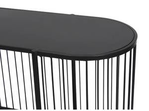 Table console ALEXIA Noir - Métal - 33 x 85 x 120 cm