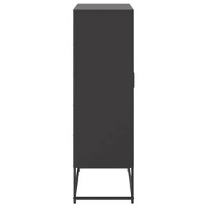 Highboard DE5864 Schwarz - Metall - 39 x 124 x 69 cm