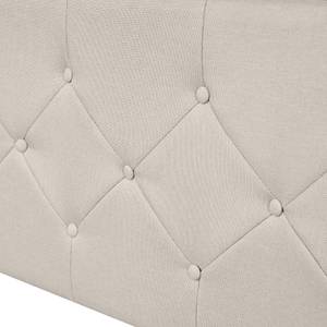 Polsterbett Ceres Ⅰ Beige - Holzwerkstoff - Metall - Massivholz - Textil - Holzart/Dekor - 140 x 105 x 209 cm