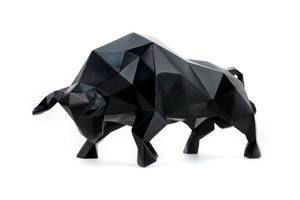 Skulptur Mutiger Freund Schwarz - Kunststein - Kunststoff - 51 x 26 x 23 cm