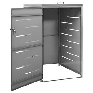 Abri à poubelles à roulettes 3010469-1 Anthracite - Profondeur : 69 cm