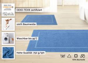 Badematte 00000085 2er-Set Blau