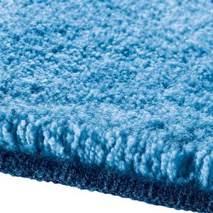 Duschvorlage halbrund 142489 Blau - Textil - 50 x 2 x 80 cm