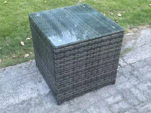 Gartenmöbel Set Mit Tisch B(7er-Set) Grau - Polyrattan - 70 x 74 x 124 cm