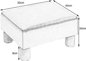 Fußhocker HW56300 Grau