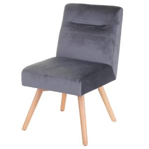 Chaise de salle à manger F38 Gris - Textile - 52 x 87 x 61 cm