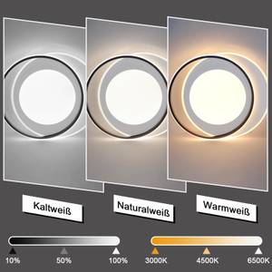 LED Deckenleuchte Sonnensystem Schwarz - Weiß