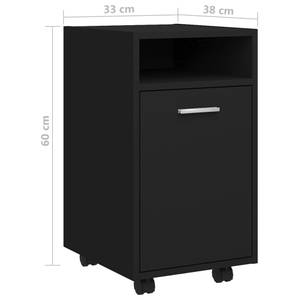 Beistellschrank 3007981 Schwarz