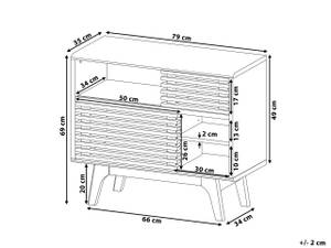 Sideboard CLEVELAND Eiche Hell