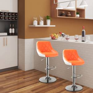 Barhocker Giovanni (4er Set) Orange