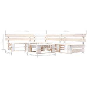 Mobilier de jardin 297742 Blanc