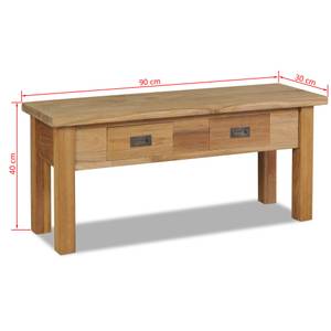 Flurbank 244486 Braun - Holzart/Dekor - Holz teilmassiv - 30 x 40 x 90 cm