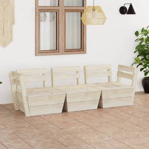 Palettensofa Braun - Massivholz - Holzart/Dekor - 60 x 65 x 60 cm