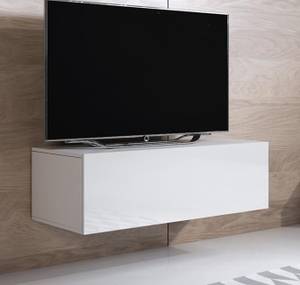 Hängendes TV-Schrank Luke H1 Weiß - Höhe: 30 cm