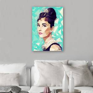 Bild auf leinwand Audrey Hepburn 40 x 60 cm