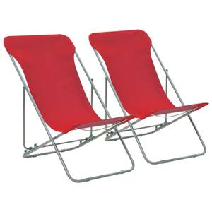 Chaise de plage Rouge