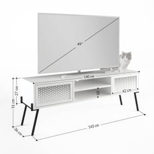 TV - Unit NAIVE -  Weiß Weiß