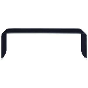 Couchtisch 299027 Schwarz - Glas - Metall - 45 x 31 x 98 cm