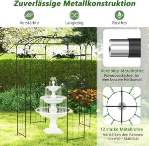 Rosenbogen SF6369NWDE Schwarz - Metall - 206 x 286 x 206 cm