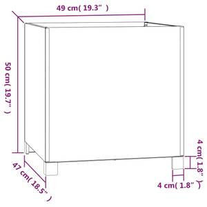 Jardinière (lot de 2) 3028121 47 x 50 x 49 cm - Nombre de pièces dans le lot : 2