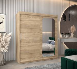 Armoire à portes coulissantes promo t2 Imitation chêne de Sonoma - Largeur : 180 cm - 2 porte