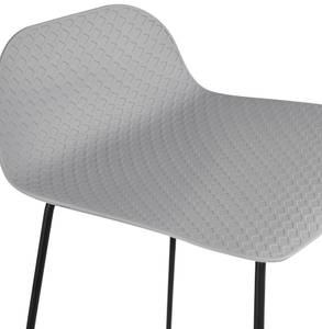 Tabouret De Bar BABYLOS Noir - Gris