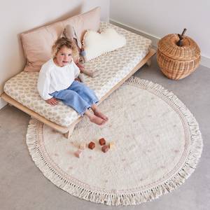 Tapis Emma Rose foncé - Fibres naturelles - 130 x 1 x 130 cm