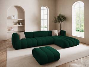 modulares Ecksofa HARRY 5 Sitzplätze Dunkelgrün