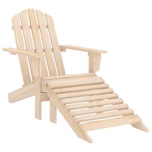 Chaise de jardin Marron - Métal - Bois massif - 40 x 45 x 40 cm