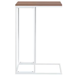 Beistelltisch 3006851 Braun - Weiß - 40 x 59 x 30 cm