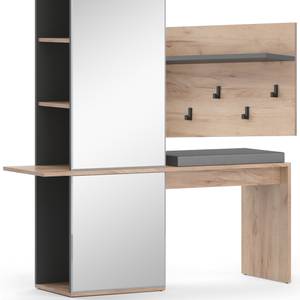 Garderobe Adeline Braun - Holzwerkstoff - 120 x 190 x 40 cm