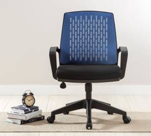 Chaise de bureau Comfort Bleu