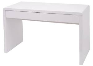 Schreibtisch G51 Weiß - Holzwerkstoff - 100 x 75 x 58 cm