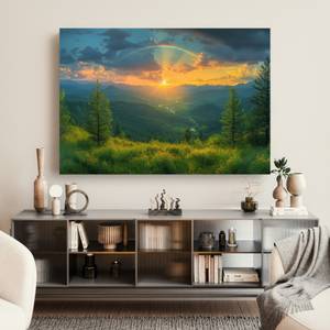 Bilder Berge Wald I 70 x 50 cm