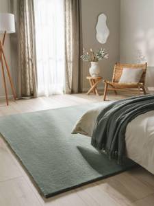 Tapis de laine Bent Vert - 70 x 140 cm