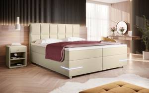 Boxspringbett Milano Beige - Breite: 160 cm - H2