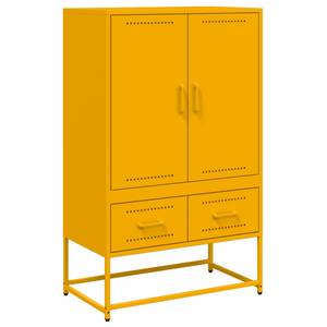 Highboard DE9500 Gelb - Metall - 39 x 112 x 68 cm