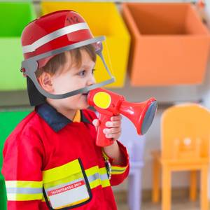 6 x Feuerwehrhelm Kinder rot Anzahl Teile im Set: 6