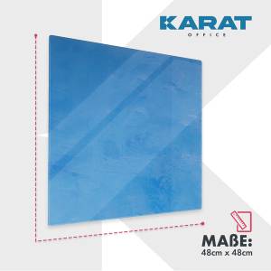 Design-Glas Memoboard Print Blau