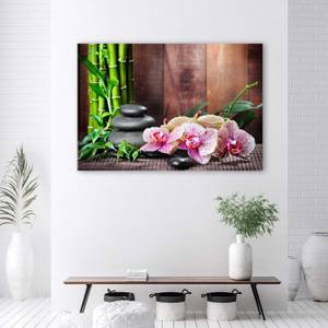 Wandbilder Orchidee Blumen Spa Natur 60 x 40 cm