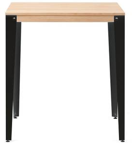 Table Mange debout Lunds 80X80 NG-NA Noir - Bois massif - Bois/Imitation - 80 x 110 x 80 cm