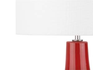 Lampe de table TRIVERSA Rouge - Blanc - Céramique - 32 x 60 x 32 cm