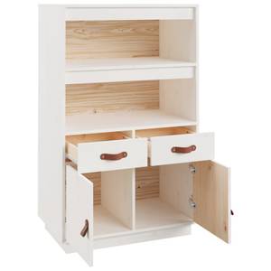 Highboard DE9585 Weiß - Massivholz - 40 x 109 x 67 cm