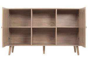 Sideboard M42 Braun - Holzwerkstoff - Holz teilmassiv - 120 x 77 x 38 cm