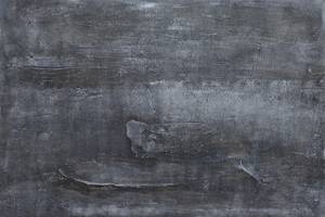 Bild handgemalt Unendlicher Horizont Schwarz - Grau - Massivholz - Textil - 75 x 100 x 4 cm